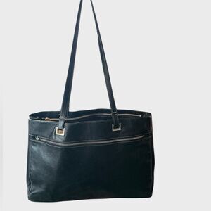 Perlina Soft Leather Tote Satchel Shoulder Handbag Purse